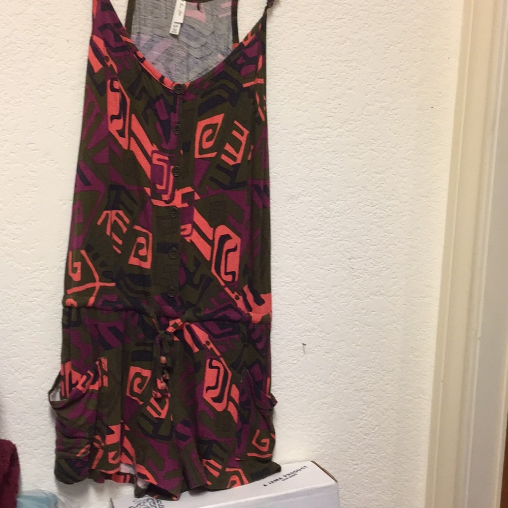 Small patterned romper